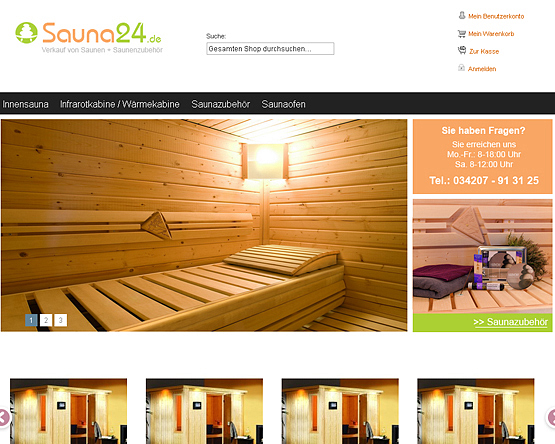 Finden Sie Ihre Traumsauna bei Sauna24.de